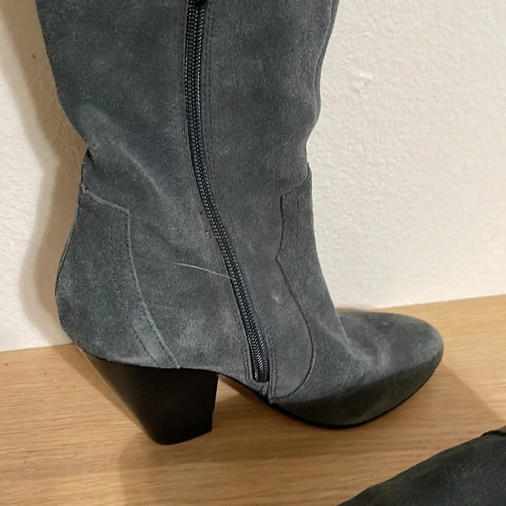 Corso Como Over the knee Suede gray Boots Size 6M
